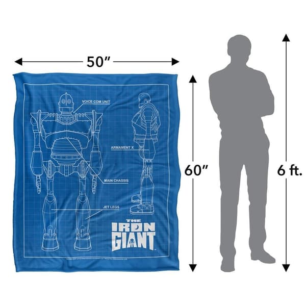 The Iron Giant Giantschematic Throw