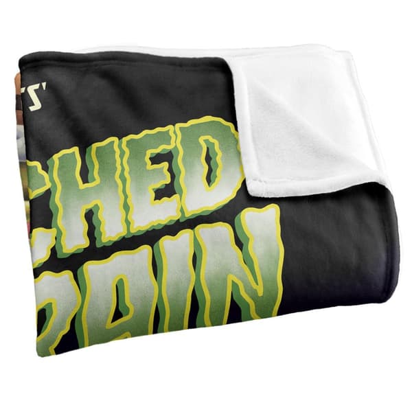 SpongeBob SquarePants Touched My Brain Silky Supersoft Blanket