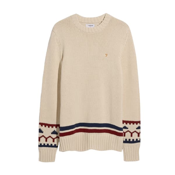 Farah Mens Alverstone Logo Regular Sweatshirt