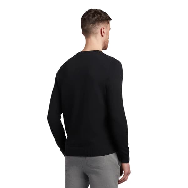 Lyle & Scott Mens Logo Collared Jumper