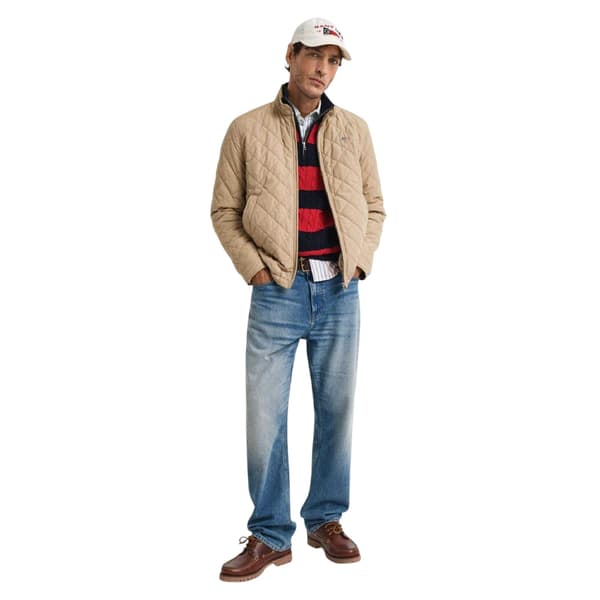 Gant Mens Windcheater Diamond Quilt Jacket