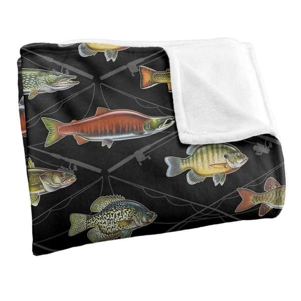 JQ Licensing Silky FIshing Supersoft Blanket