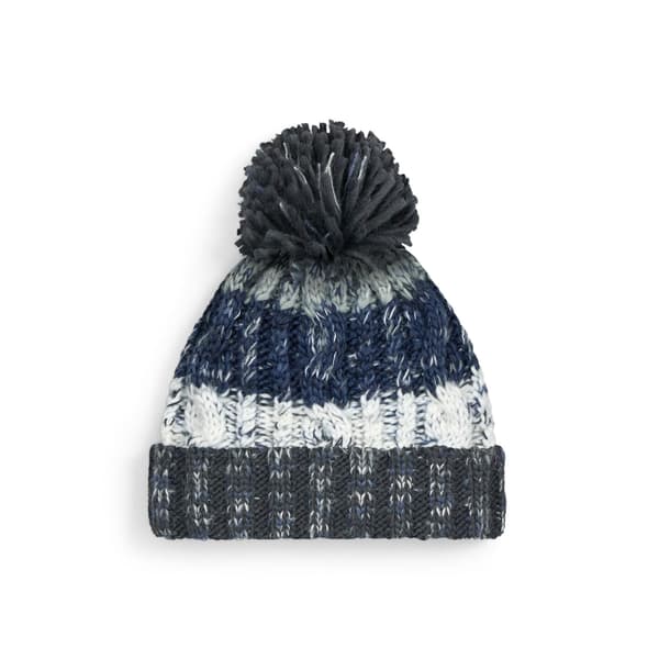 Beechfield Womens/Ladies Corkscrew Pom Pom Beanie