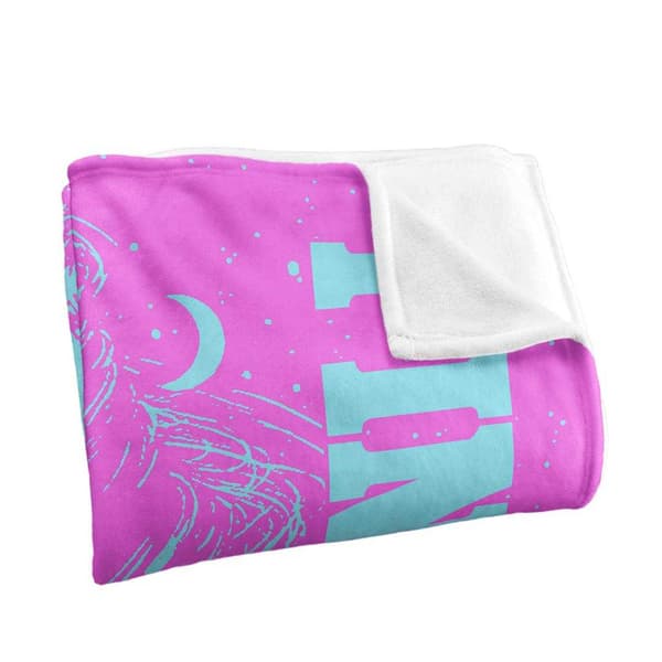 Pink Floyd Silky Space Faces Supersoft Blanket