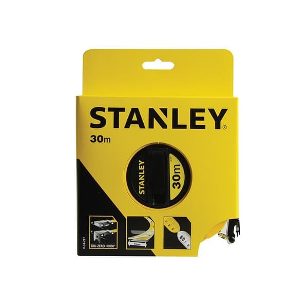 Stanley Hand Tools Closed Case Fibreglass Long Tape