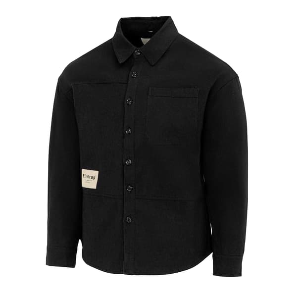 Firetrap Herr Logotyp Tung Långärmad Skjorta