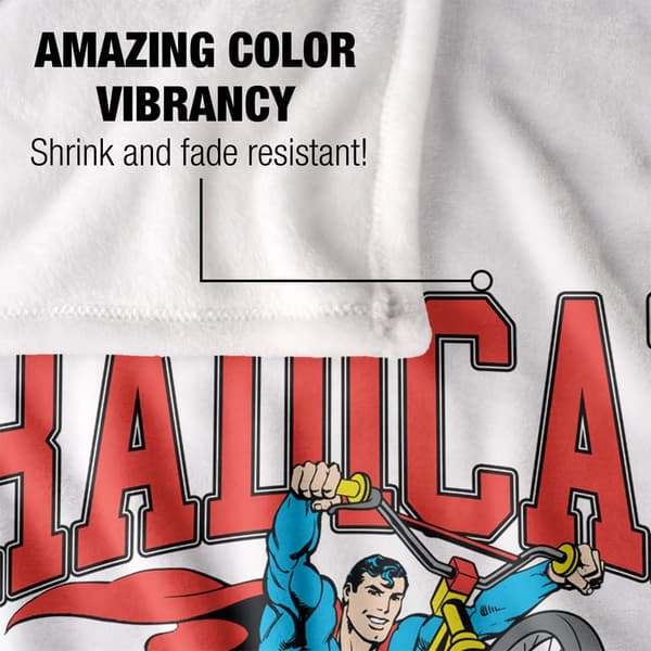 Superman Radical Biker Soft Touch Blanket