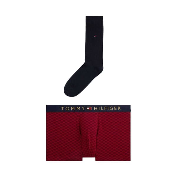 Tommy Hilfiger Herr Rutiga Boxertrosor Set