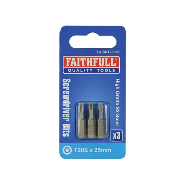 Faithfull Säkerhetsbits i S2-stål