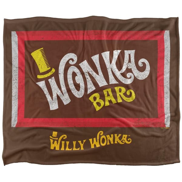 Willy Wonka & Chokladfabriken Wonka Bar Pläd