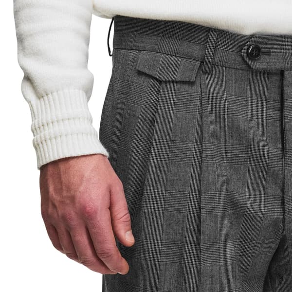 Boss Mens Pleated Trousers