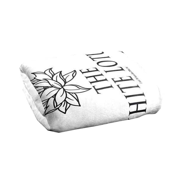 The White Lotus Stacked Logo Soft Touch Blanket