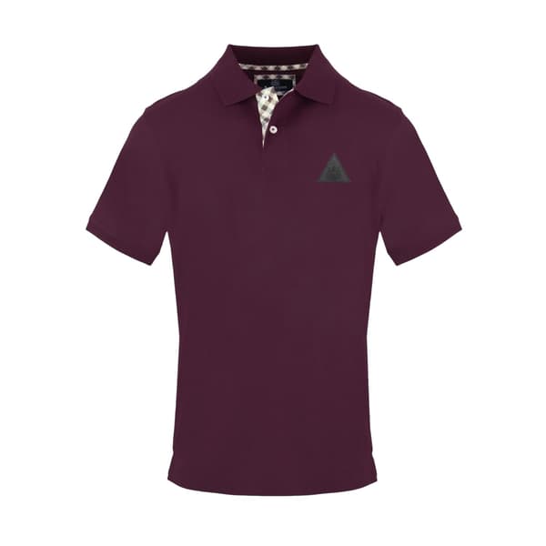 Aquascutum Herr Triangle Logo Pikétröja