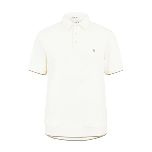 Jack Wills Herr Texturerad Normal Kortärmad Pikétröja