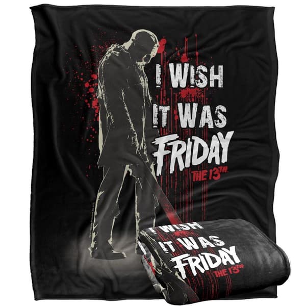 Friday The 13th I Wish It Was Friday Blanket