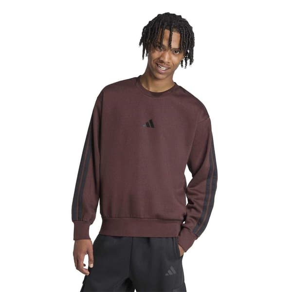 Adidas Herr Essentials 3 ränder fleecetröja