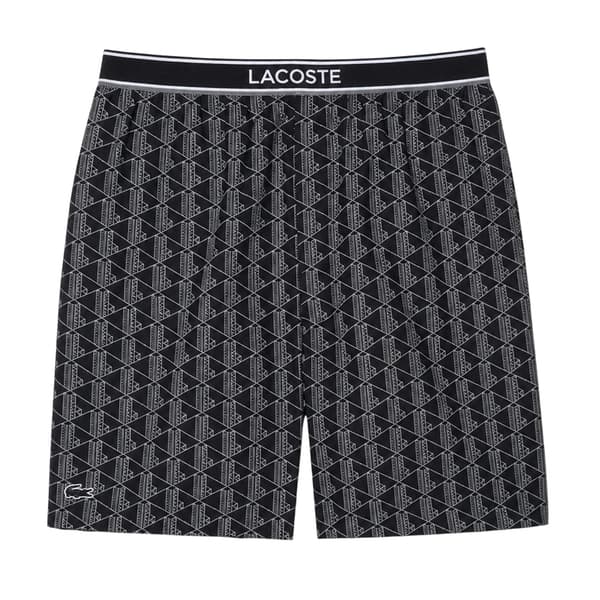 Lacoste Herr Pyjamasshorts med Krokodiltryck