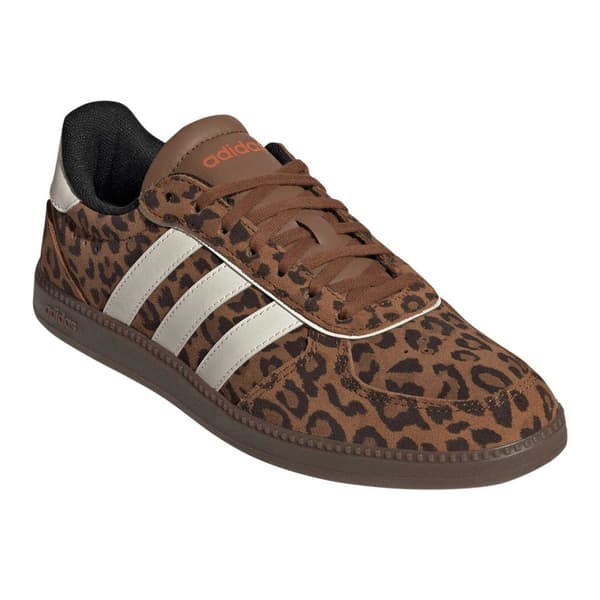 Adidas Dam Leopardmönstrade Skinnskor