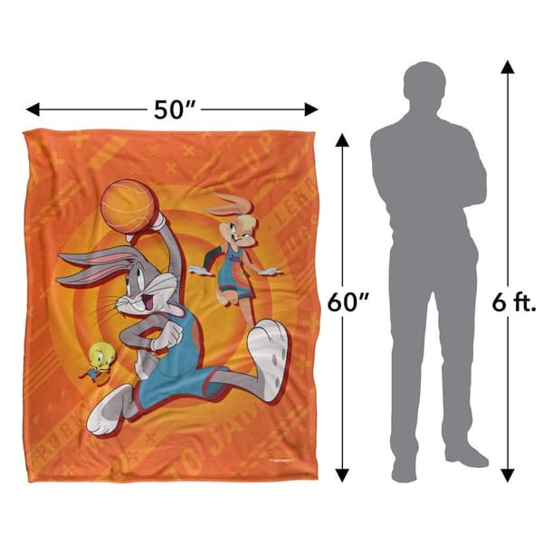 Space Jam: A New Legacy Tune Squad Action Pose Blanket
