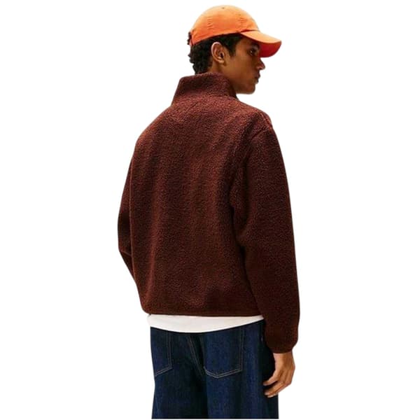Tommy Jeans Herr Teddyfleece Regular Fleecejacka