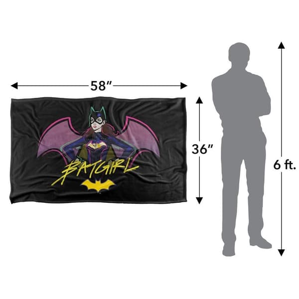 Batman Batgirl Soft Touch Blanket
