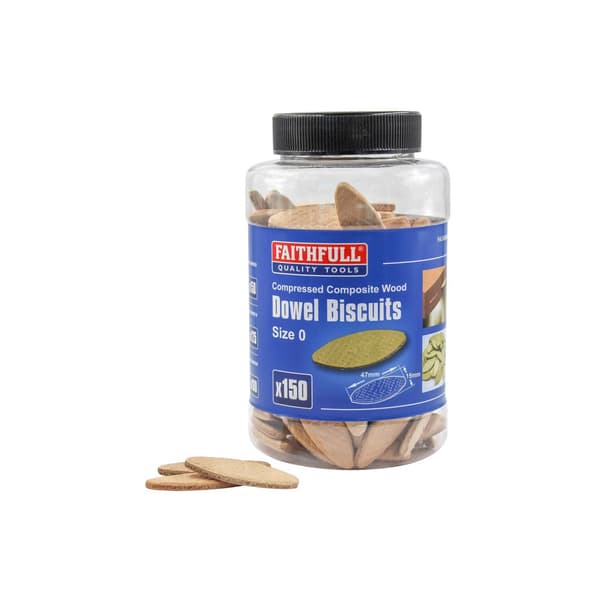 Faithfull Wood Dowel Biscuits