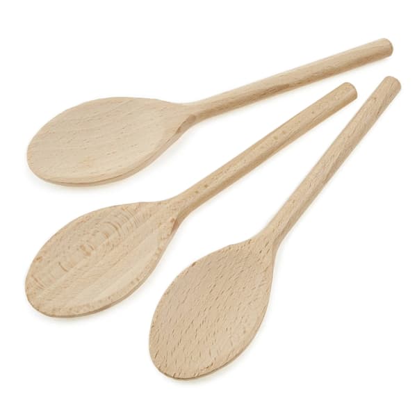 Träskedar, blandade, 3-pack