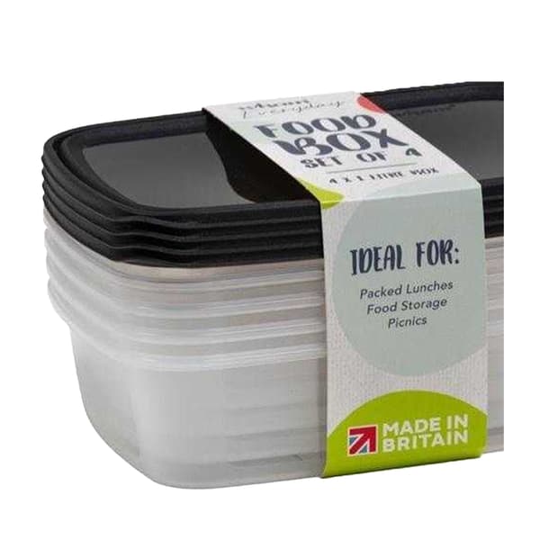 Wham 1L Matlåda (4-pack)
