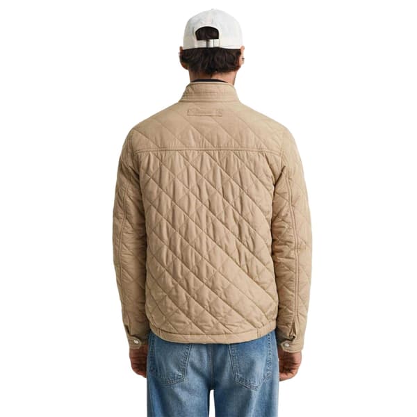 Gant Mens Windcheater Diamond Quilt Jacket