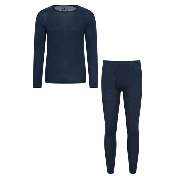 Mountain Warehouse Mens Merino Wool Thermal Base Layers Set