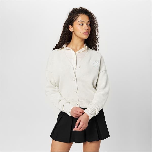 Jack Wills Dam/Kvinnor Stickad V-ringad Kofta