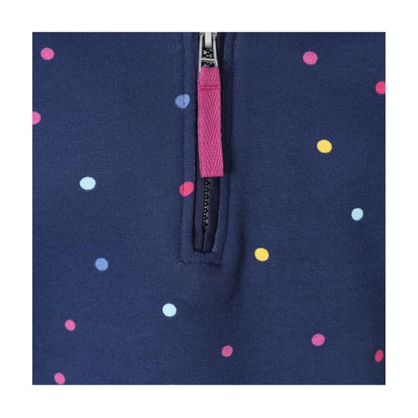 Lazy Jacks Flickor Prickig Quarter Zip Tröja