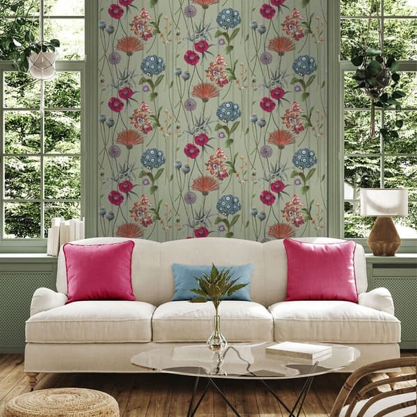 Belgravia Botanist Wood Panel Wallpaper
