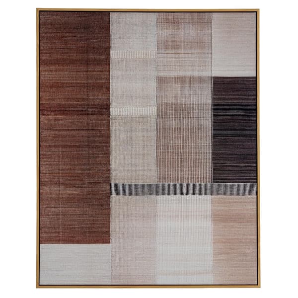 Hill Interiors Hand-Painted Framed Canvas Print