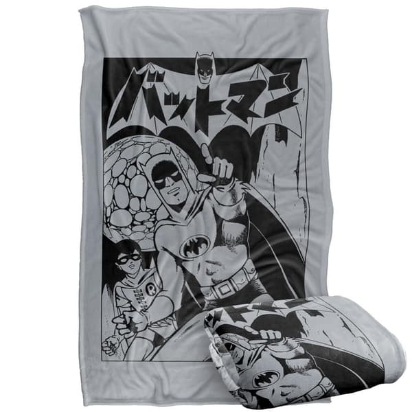 Batman Kanji Cover Soft Touch Blanket