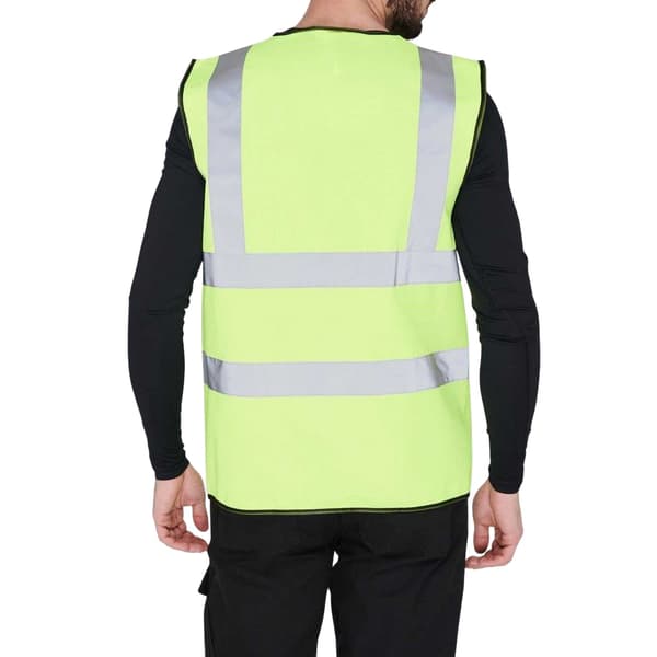 Dunlop Herrväst i polyester med hög synlighet