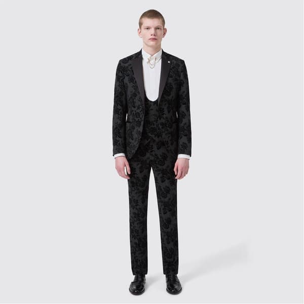 Twisted Tailor Herr Fleet Blommig Smala Byxor