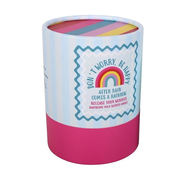 Something Different Don´t Worry, Be Happy Raspberry Scented Candle