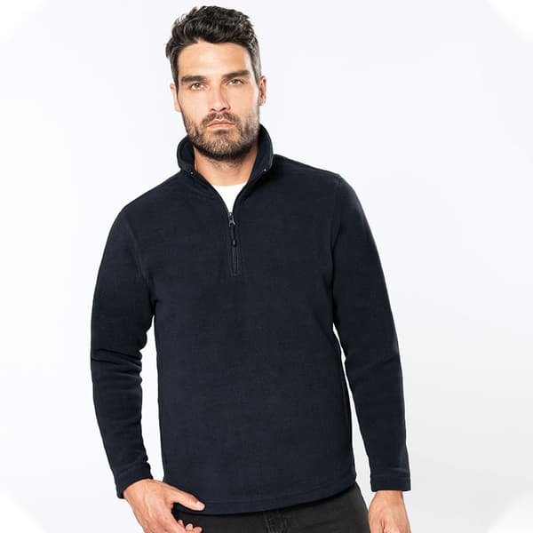 Kariban Herr Enzo 1/4 Zip Fleecetröja