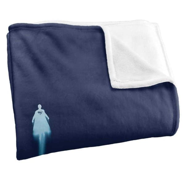 Superman 2025 Look Up Shield Soft Touch Blanket