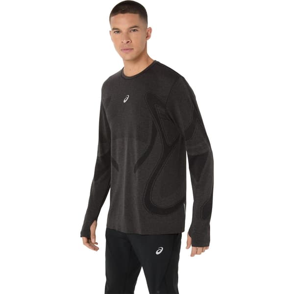 Asics Sömlös Långärmad Träningströja för Herr