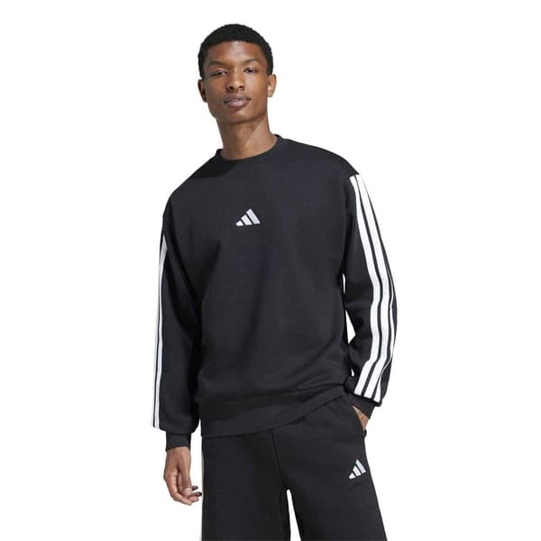 Adidas Herr Essentials 3 ränder fleecetröja