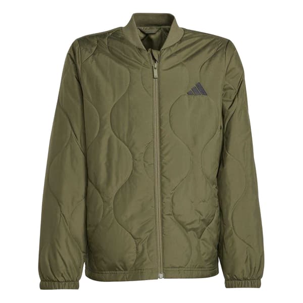 Adidas Barn/Kids Texturerad Mock Neck Pufferjacka