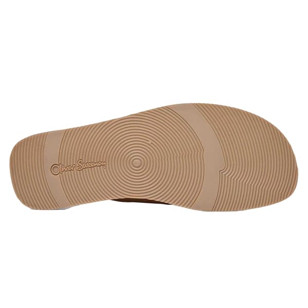 Oliver Sweeney Herr Chesil Läder Cross Strap Platta Flip Flops