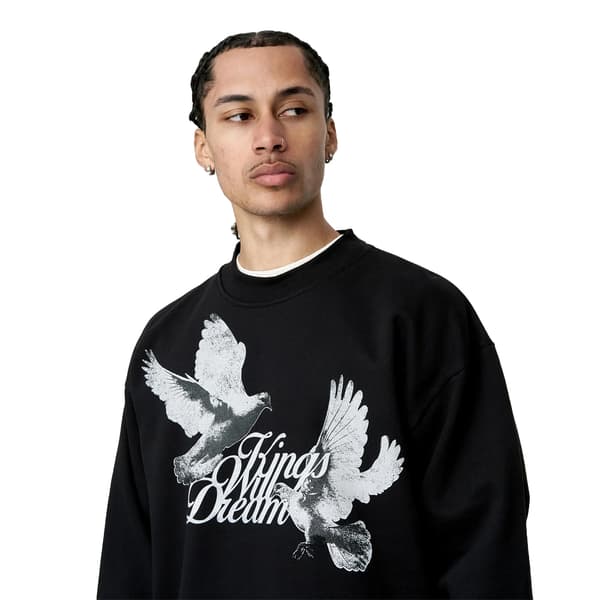 Kings Will Dream Herr Studio High Flying Doves Crew Neck Sweatshirt
