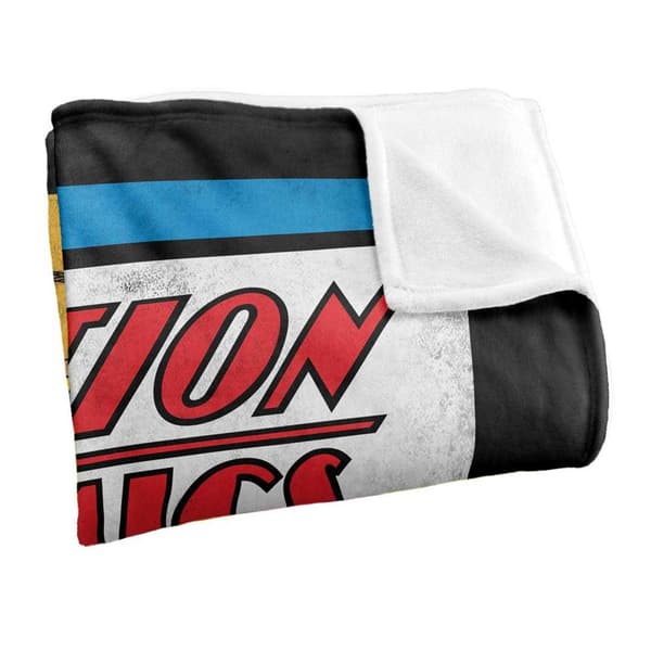 Superman Action Comics Issue 1 Cover Silky Supersoft Blanket