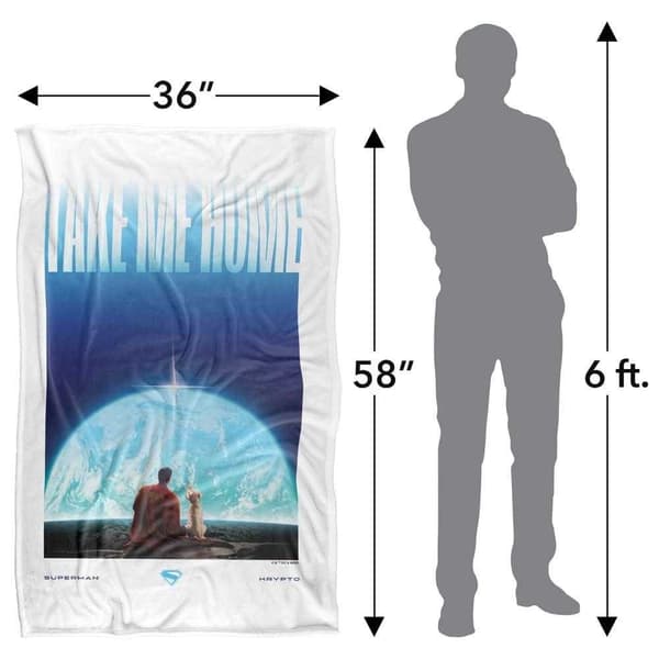 Superman Take Me Home Blanket
