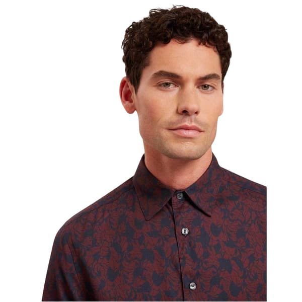 Ted Baker Herrskjorta med blomkrage och lång ärm