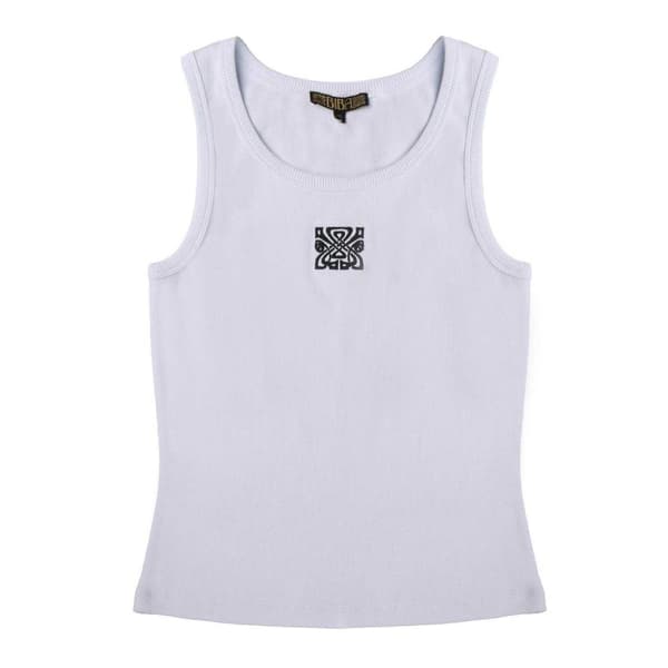 Biba Dam Broderad Logotyp Linne