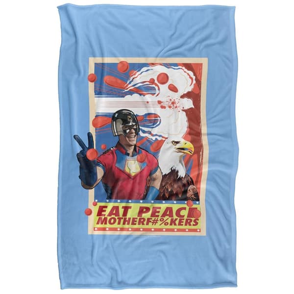 Peacemaker Eat Peace Eagle Blanket